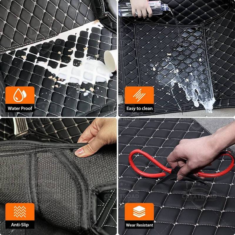 CREATROAD For MGS5 EV MG ES5 ES34 2024-2026 2025 Custom Car Floor Mats Trunk Mat Auto Carpet Interior Accessories