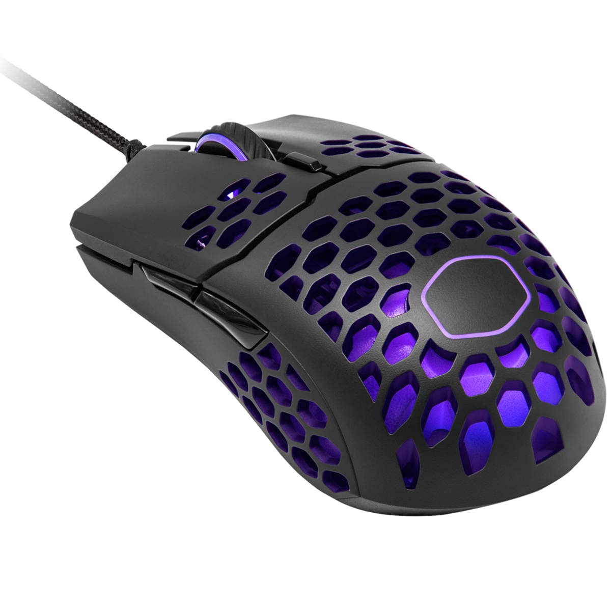 

Cooler Master MasterMouse MM711 Black Gaming Mouse Ultra Light Honeycomb Shell MS437 MM-711-KKOL1