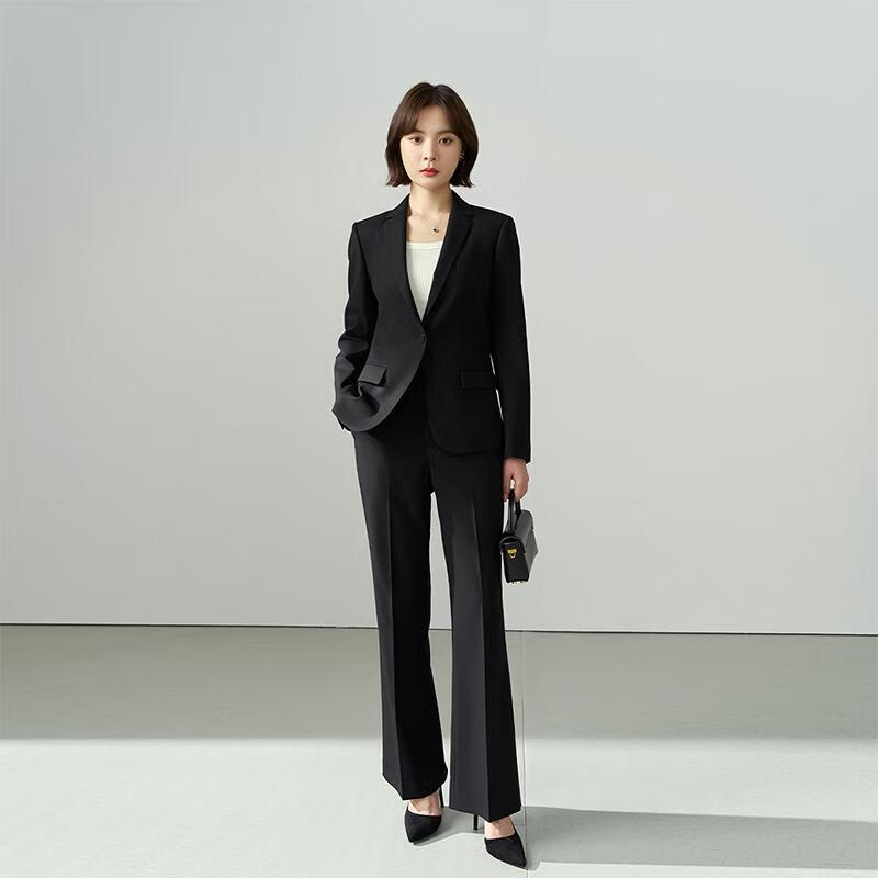 

Women s Slim-Fit Professional Suit Set L