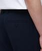 Musinsa Standard Lightweight Tapered Hidden Banding Crop Slacks [Navy]