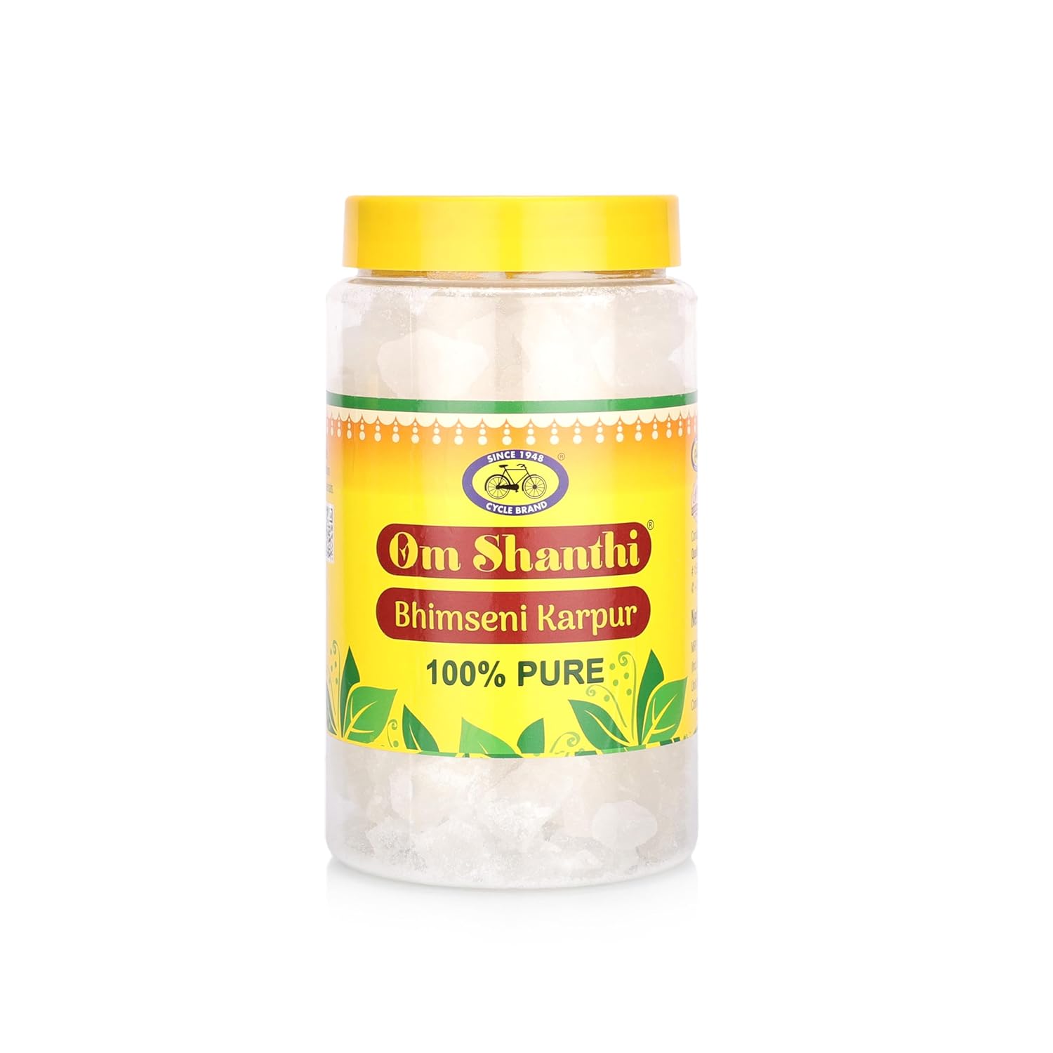 

Цикл Чистый Ом Шанти Бхимсени Камфора 500г | Оригинальные таблетки камфоры Карпуре для пуджи, медитации и очистки воздуха | Стойкий божественный аромат