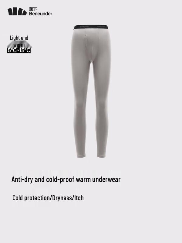 Beneunder Men's Medium Warmth Thermal Long Johns
