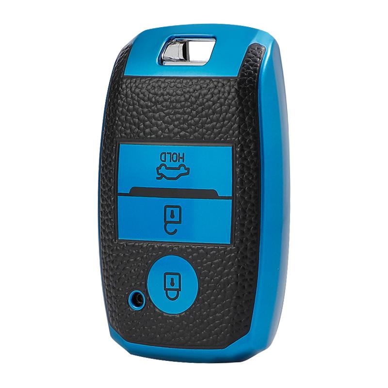 TPU Leather Car Smart Key Case Cover Shell Bag Protector for Kia Ceed Rio Rio5 Sportage R K3 KX3 K4 K5 Sorento Cerato Optima