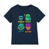 Universal Monsters Monster Heads Kids T-shirt 3-8 Years, Navy