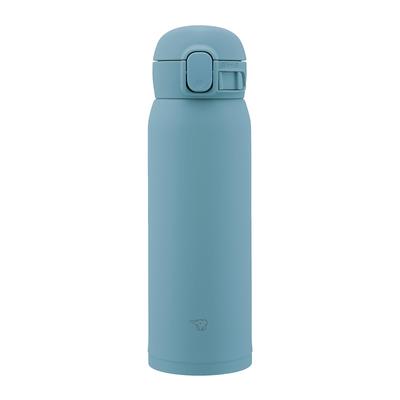 ZOJIRUSHI Water Bottle Seamless 480ml One TouchMug Aqua Green Integrated Packing Means Only 3 Items To Wash SM-WS48-GM