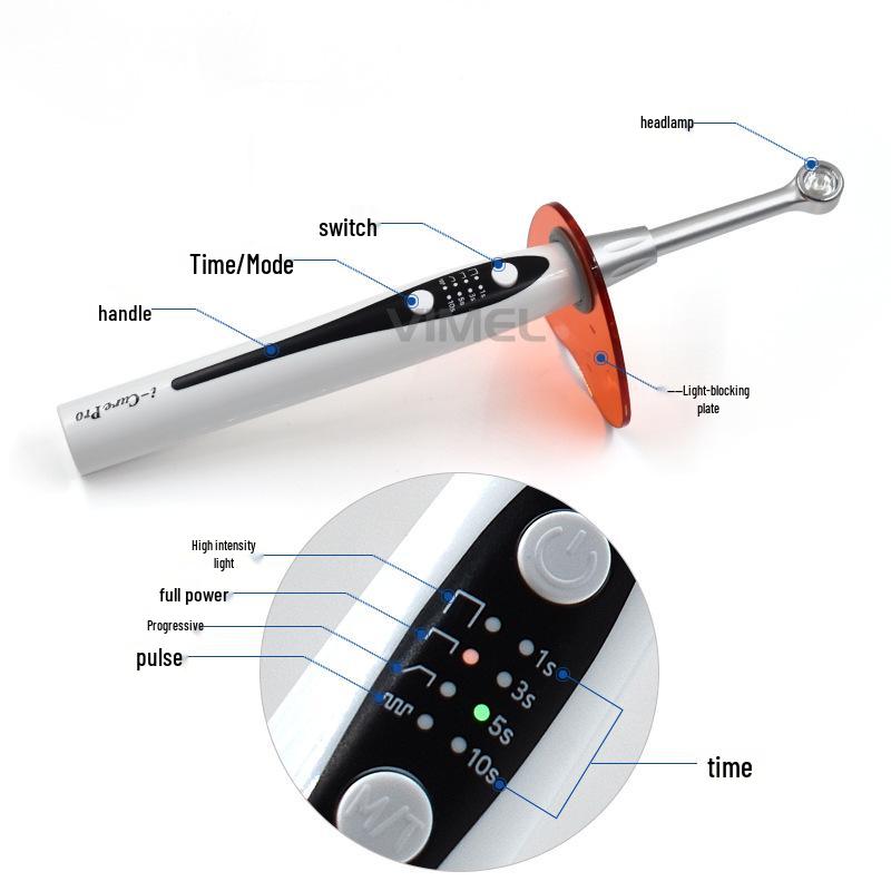 Adjustable Intensity Dental Curing Machine with Caries Detection and Fast Curing Resin Technology