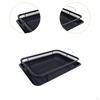 Oven Basket and Tray Easy Clean Oil Frying Baking Dish for Meat Seafood S Black