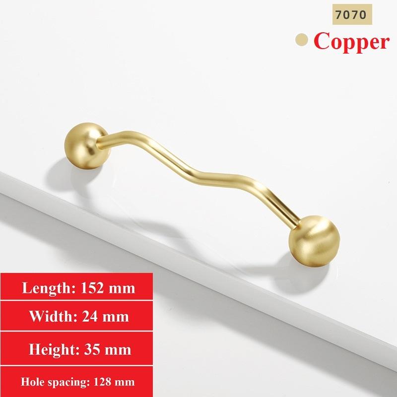 Cabinet Pulls Handle Zinc Alloy Closet Door Shake Hands Modern Simple Drawer Cupboard Solid for Drawer Wardrobe, with Screws