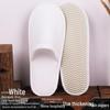 High-End Anti-Slip Bathroom Slippers with PVC Sole for Guest Use
