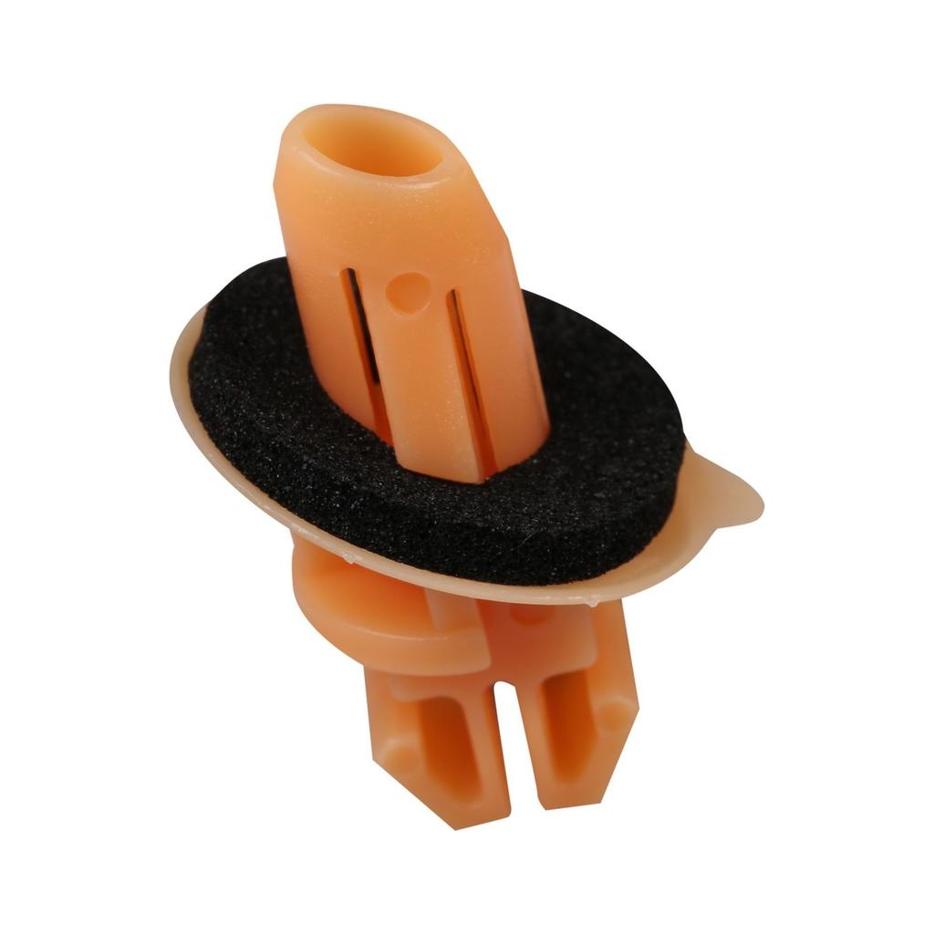 BCF1971 10 Pieces Moulding Clip for Toyota:75394-60030 Orange Head Diameter: 18.4mm Stem Dia: 7mmm Over Height: 24.4mm