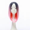 Short Hair Bob Wig With Gradient Color For Women And Natural Look