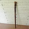 Brass Telescope Handmade Hardwood Walking Stick 3 Piece Steampunk Larping Renaissance Medieval Cosplay Reenactment