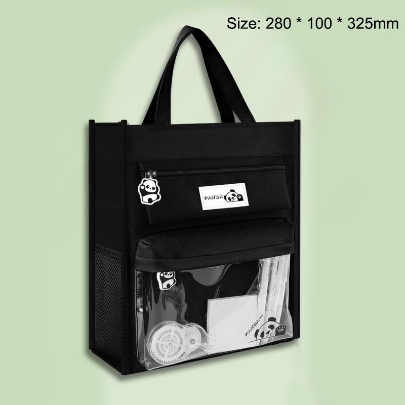 

Портативная сумка-тоут большой вместимости, простая студенческая сумка для тренировок, для переноски книг, сумки для хранения канцелярских принадлежностей, сумка для репетиторства as the picture