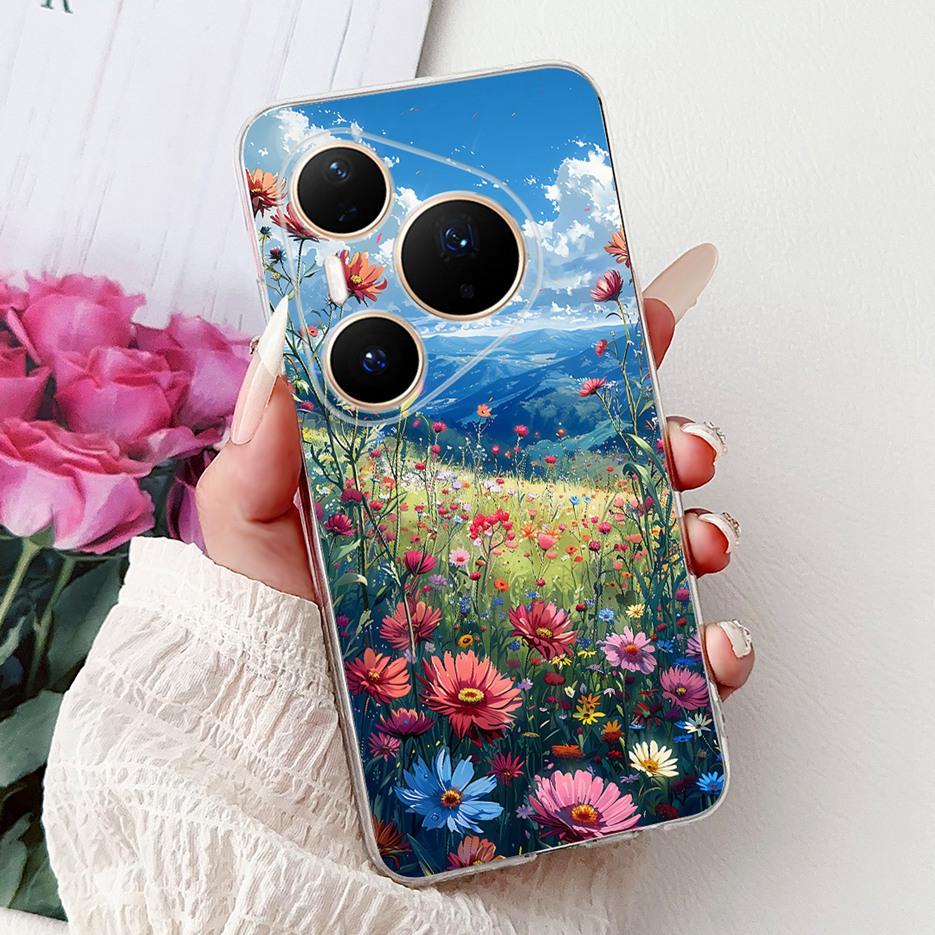 For Huawei P80 Pro Plus Case LMR-AL10 Cute Fashion Painted Cover Soft Slim Phone Case For Huawei Pura 80 Ultra Pura80 Pro+ Shell