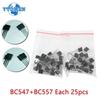 50pcs/lot BC547+BC557 NPN PNP Transistor TO-92 DIY Triode Transistor Electronic Kit