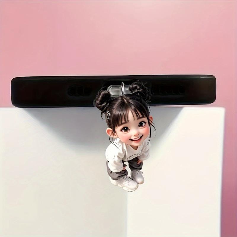 Acrylic Phone Dust Plug Pendant 2D Flat Pendant Suitable For Phone Type-C Universal Phone Accessories