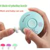 (Without Battery) 3pcs Electric Baby Nail Trimmer Kid Nail Polisher Tool Infant Manicure Scissors Baby Hygiene Kit Baby Nail Clipper Christmas