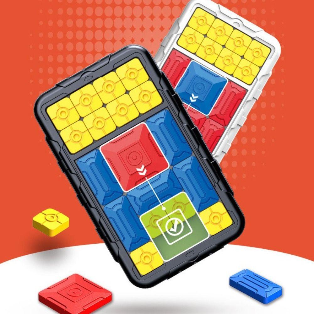 Educational Huarong Road Magnetic Board Montessori Classical Intelligence Jigsaw   Teaching Toy