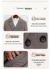 Boys' Wool Blend Plaid Overcoat with Suit Collar - Quilted, Warm, Mid-Length Trench for Autumn/Winter