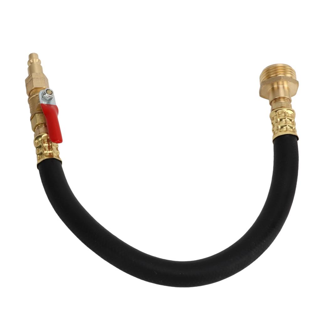 Gartenschlauchadapter RV Frostschutz-Kombiset mit 1/4 US Schnellkupplung Winterfest machen Sprinkler