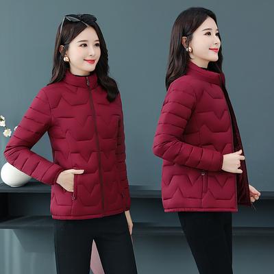 Small Cotton-padded Jacket Women's New Winter Light and Thin Plus Size Cotton-padded Jacket Joker Short Padded Down Cotton-padded Jacket