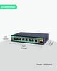 LINOVISION Remote Control Cloud Managed PoE 10G SFP PoE Budget High Speed Network for Online WiFi 6 Office 2.5G Switch, Uplink, 130W, IEEE802.3af/at,