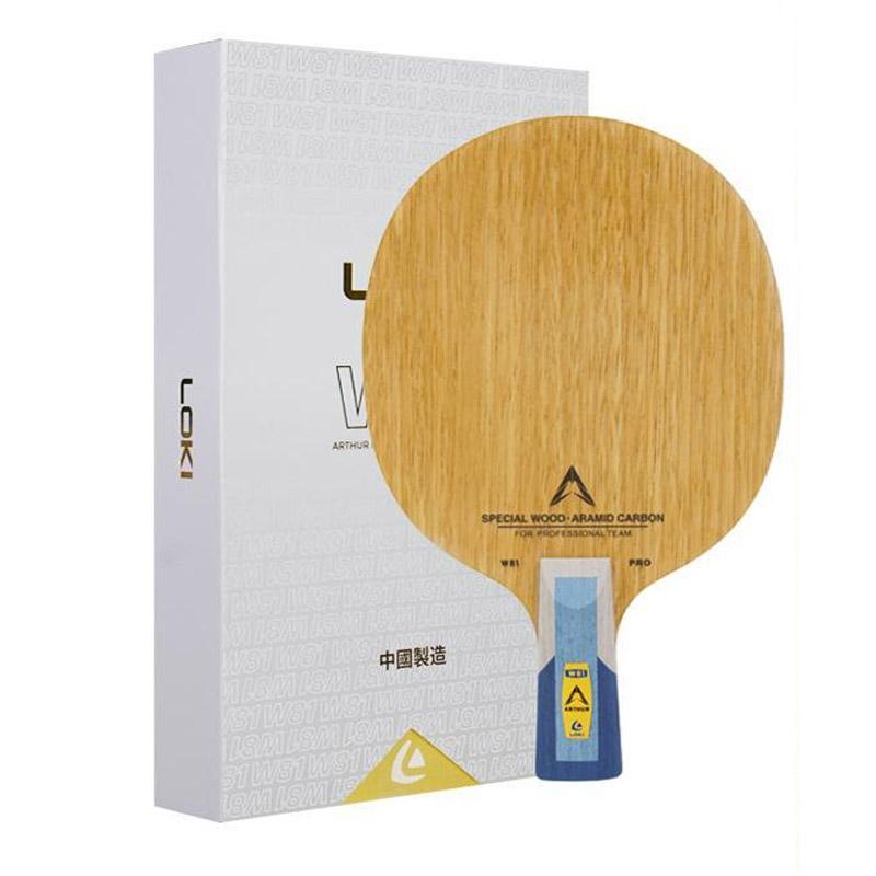 LOKI W81 Pro Serie Tischtennis Holz Inner Außen Professionelles Ping Pong Holz 5 Holz 2 Faser Pingpong Grundholz für Angreifen