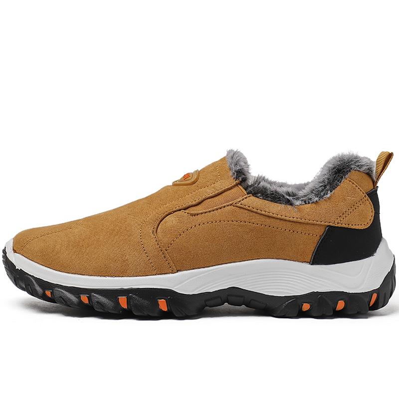 

Men Shoes Fashion Casual Sneakers Comfortable Warm Plush Winter Shoes for Men Loafers Outdoor Non-slip Walking Flat Footwear 39