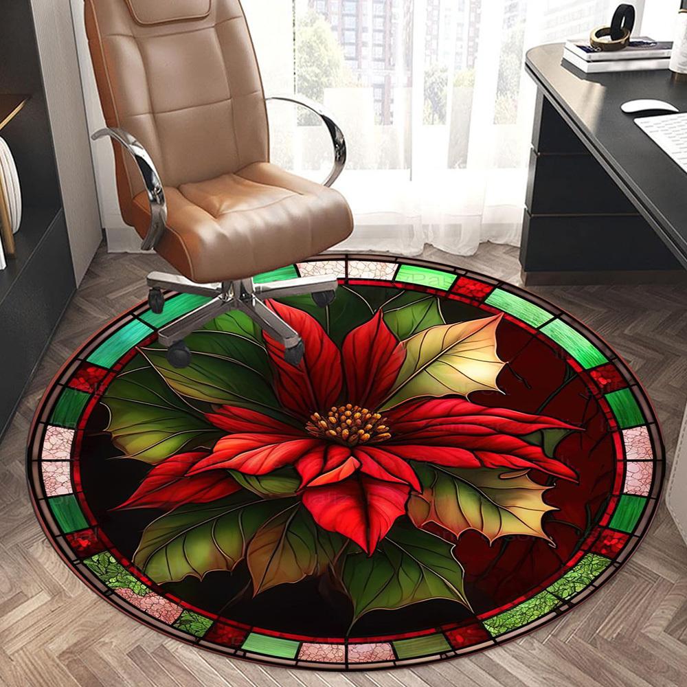 Merry Christmas Office Chair Mat Rug Nonslip Christmas Gifts Carpet Floor Mat Design For Home Gift Living Room Bedroom Office Decor