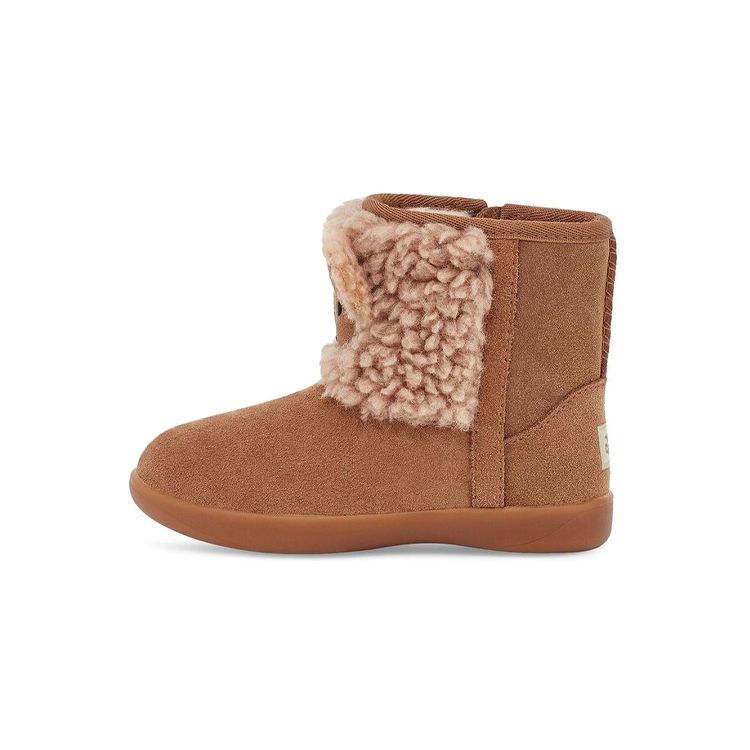 UGG Classic Koala Stuffie Fleece Lined Zipper Snow Boots Kids boots Chestnut 1123655T-CTSD