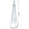 KADAX Garden Pergola Pyramid For Flowers Roses Climbing Plants