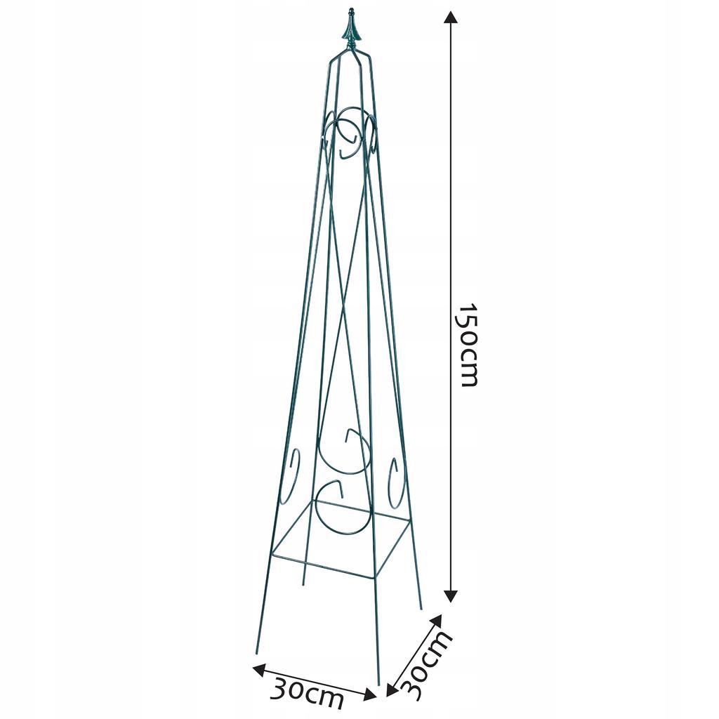KADAX Garden Pergola Pyramid For Flowers Roses Climbing Plants