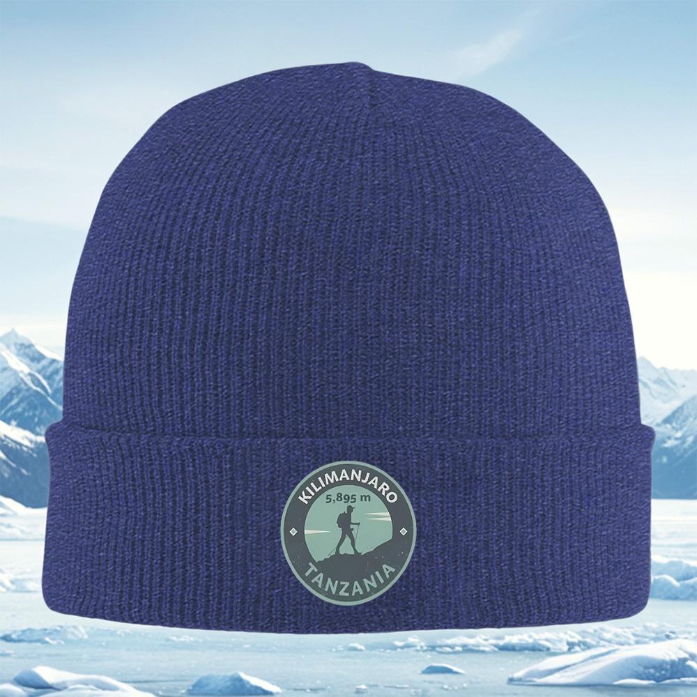 Kilimanjaro hikerhiking mountainTanzania Men Women Unisex Knitted Hat Beanie Pullover Cap Winter Thermal Warm Christmas Outdoo