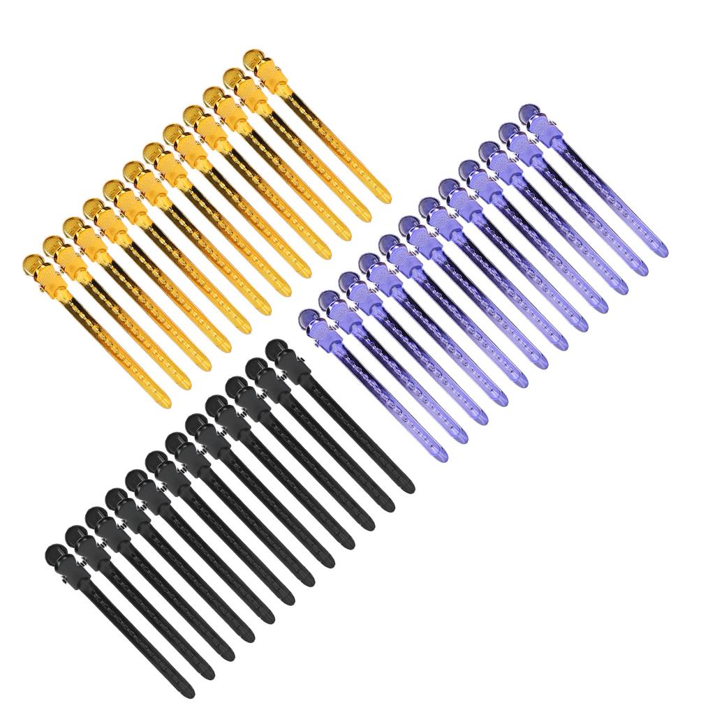 36pcs Metal Hairdressing Sectioning Hairpin AntiSlip Duck Bill Clips Clamp Hair Styling Clips