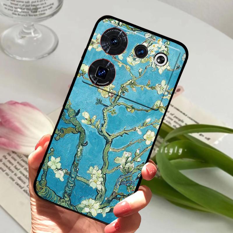 Case For ZTE Nubia Z50 Ultra Case Soft Print Silicone TPU Black Bumper Cover For ZTE Nubia Z60 Ultra Phone Back Coque z50Ultra