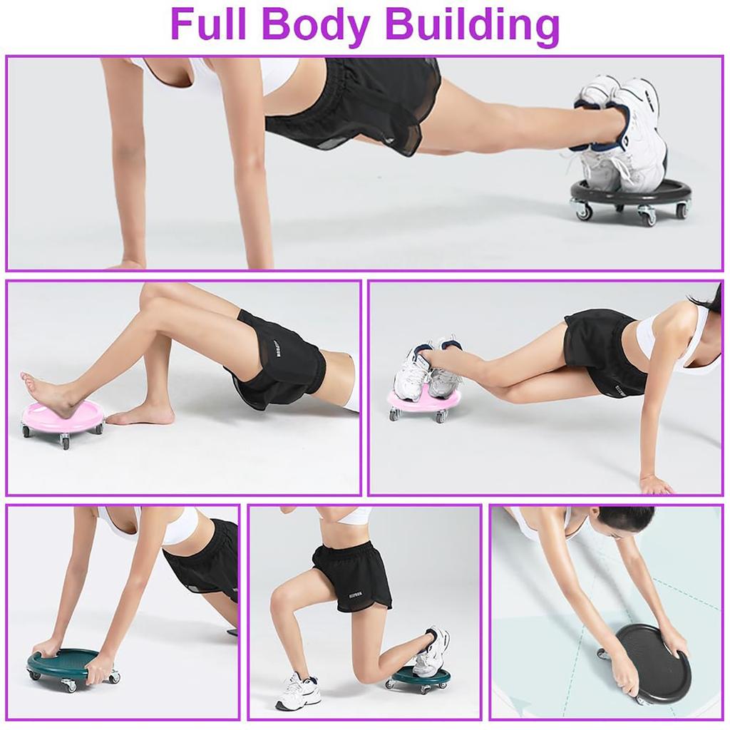 Disco da pattinaggio a quattro ruote, disco addominale silenzioso e sano, disco muscolare addominale per il fitness