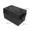 Electric Motorcycle Battery Box Portable Waterproof Plastic Handheld Scooter Battery Storage Case Electric Scooter Battery Case