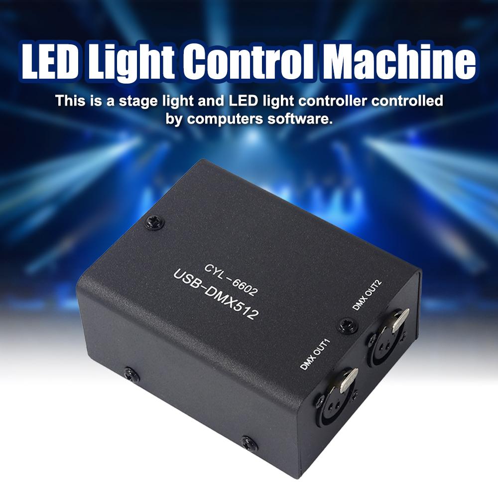 DMX512 LED Light Control Machine Stage Light Control Module Stage Light Controller Compact Decoder