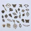 20pcs Connector Charms For Jewelry Making DIY Handmade Craft Necklace Bracelet Earring Making Vintage Antique Bronze Color