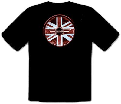 MINI COOPER AUTO FUN AUTO Schwarzes T-Shirt -562-