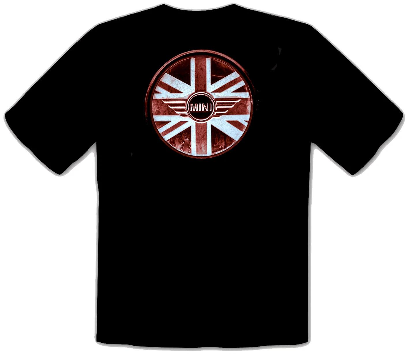 

MINI COOPER CAR FUN CAR Black T-shirt -562- M