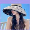 Sun Protection Hat With Butterfly Bow Summer Beach Wide Brim Sun Hat For Women