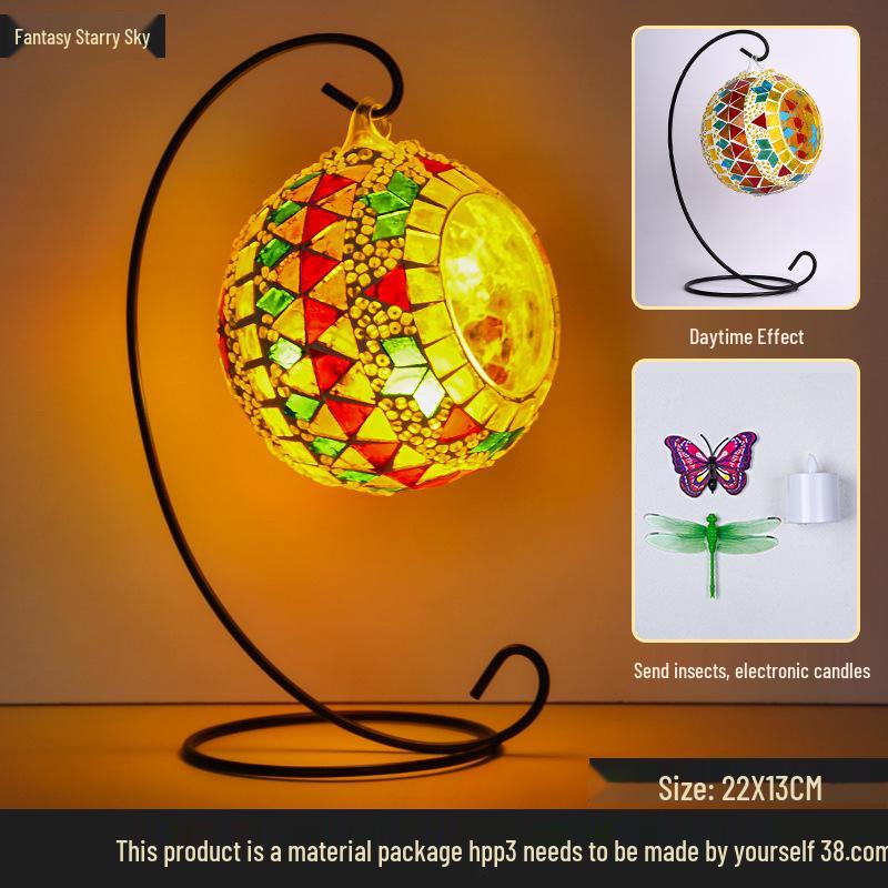 DIY New Year's Day Hanging Candlestick Mosaic Kit – Creative Parent-Child Project & Team Building Ornament