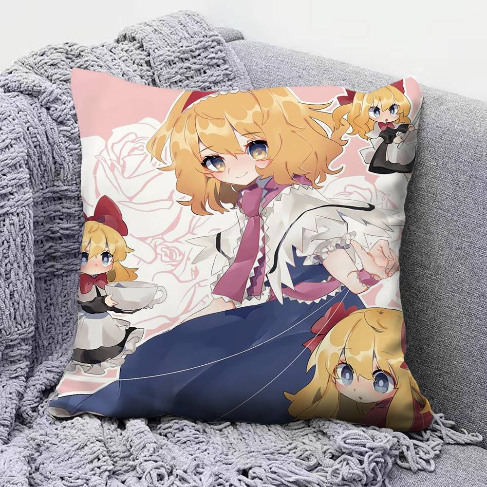 Alice Margatroid TOUHOU Pillow Covers Home Sofa Cushion Covers and Aecorative Custom