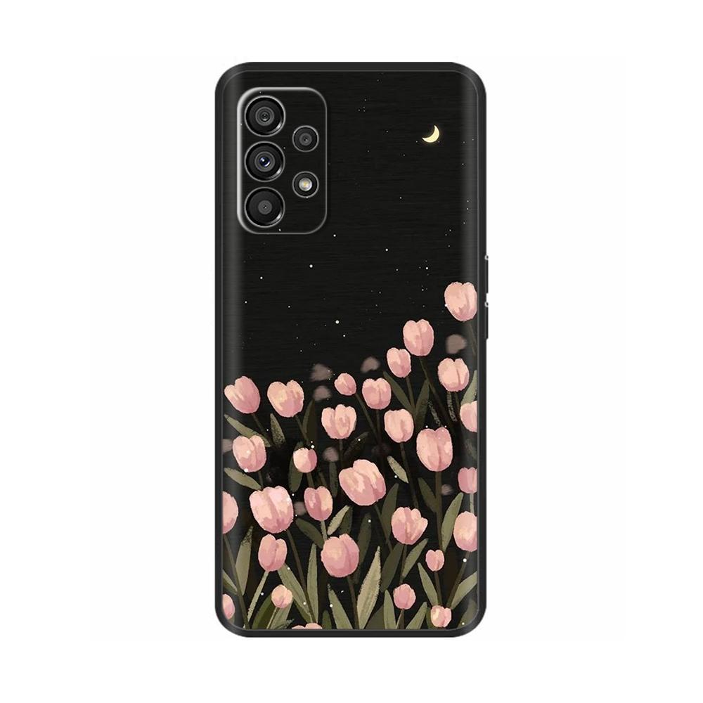 For Samsung A53 Case Cute Panda Flower TPU Soft Silicone Case For Samsung Galaxy A53 5G Cover A 53 SM-A536B Phone Cases Fundas