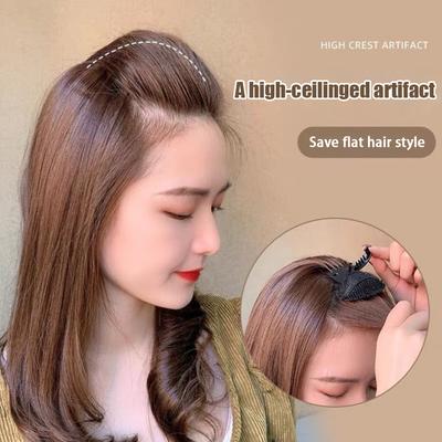 Invisible Fluffy Sponge Hair Clip Front Hair Line Volume Base Puff Cushion Hair Bun Hair Styling Hair Hairpin