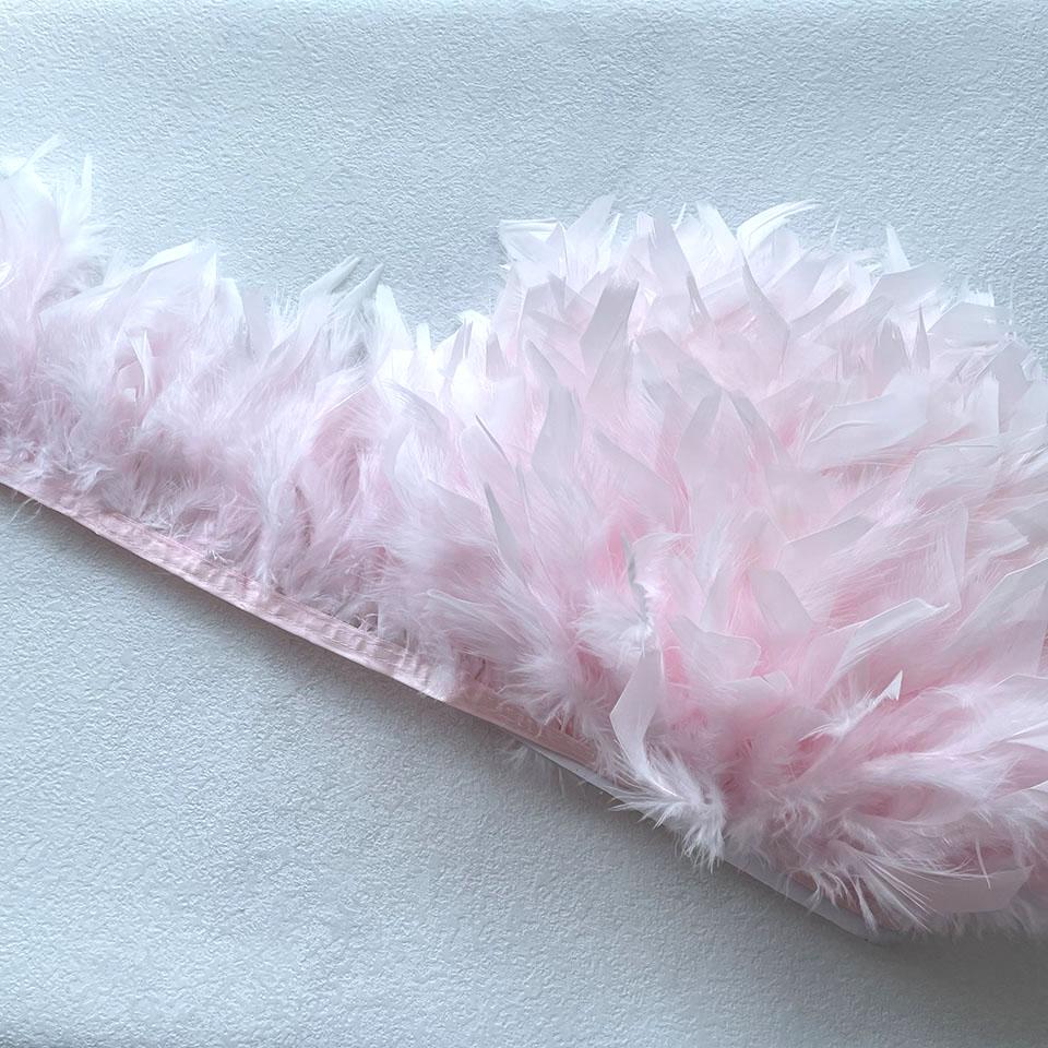 Marabou Feathers Trim 10yards 10-15cm Fringe Ribbon for Wedding Party Clothing Dress Decoration Accessories Sewing Plumes