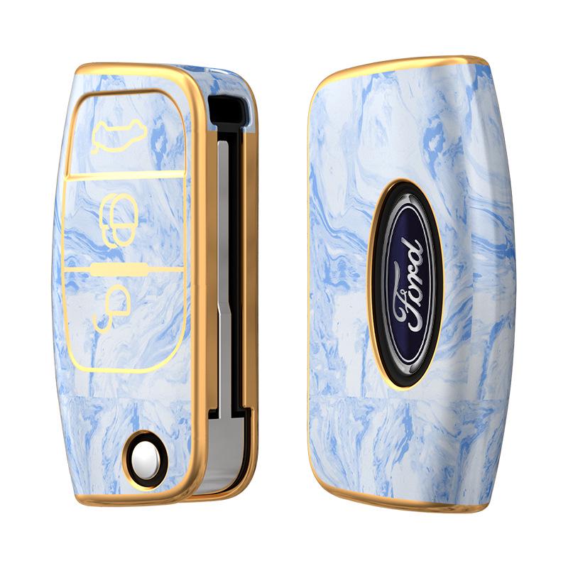 

Guochao TPU Чехол для ключа автомобиля с полной защитой для Ford Focus, Ecosport, Fiesta