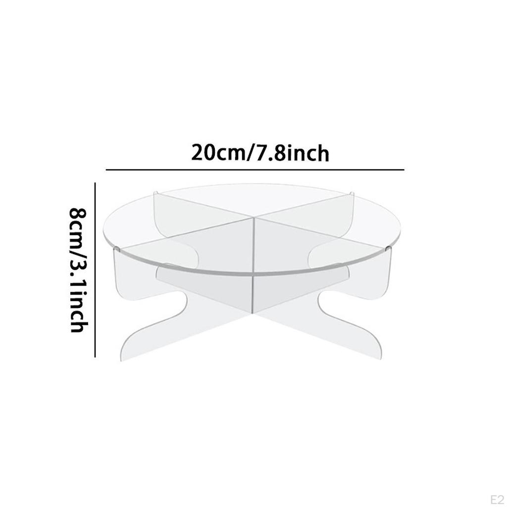 Acrylic Cake Stand Dessert Candy Display Fruit Holder Storage Cupcake