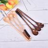 Wooden Spoons Long Handled Spoon Kids Spoon Wood Rice Soup Dessert Spoon